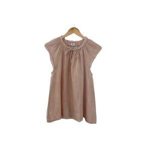 True Craft Gauze Smocked Top Size Large NWOT‎